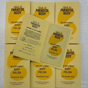 Isle of Paradise Brilliantly Bright Body Polish 5ml sample packs set of 7